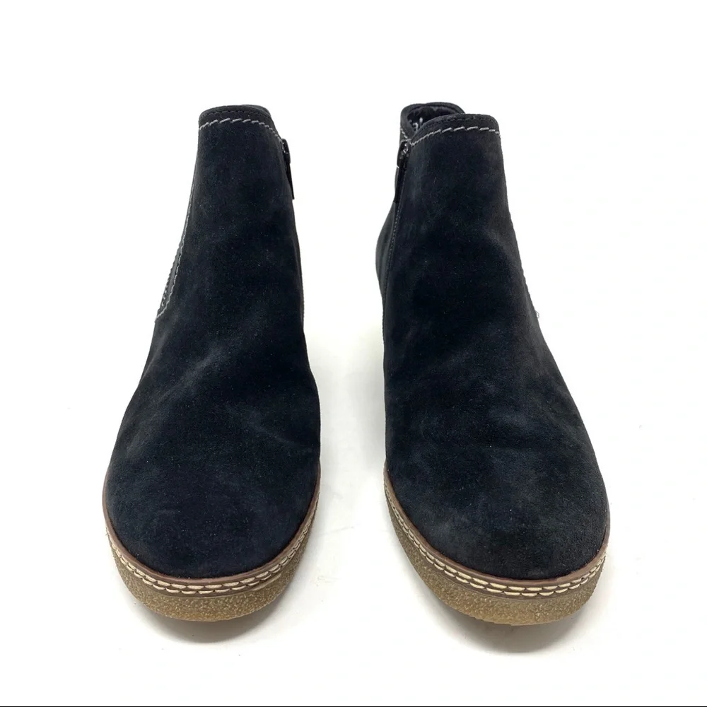 Gabor comfort suede Chelsea ankle boots black